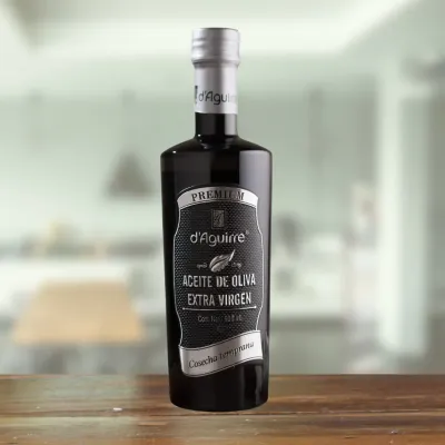 Botella de aceite de oliva virgen extra d´Aguirre Premium